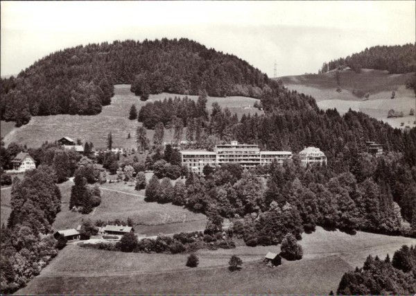 Faltigberg,Wald, Zürcher Heilstätte,  Flugaufnahme Vorderseite