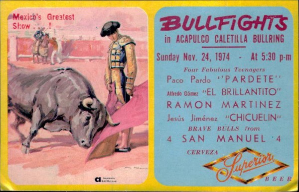 Bullfights Vorderseite