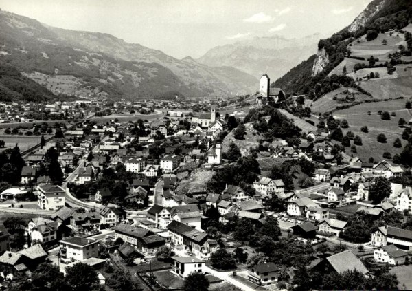 Sargans SG - Flugaufnahmen Vorderseite