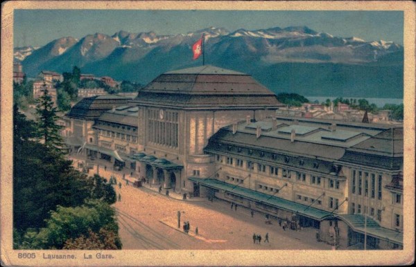 Lausanne/La Gare Vorderseite