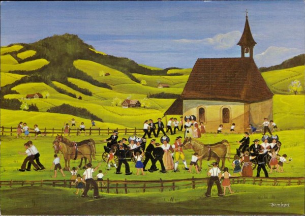 Appenzeller-Hochzeit, J. Bernhard Vorderseite