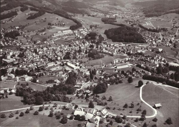 Wald,  Flugaufnahme Vorderseite