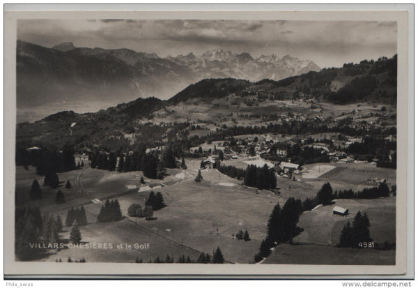 Villars-Chesteres et le Golf9.8.1933