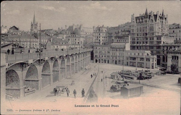 Lausanne et le Grand Pont Vorderseite