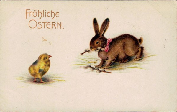 Fröhliche Ostern Vorderseite