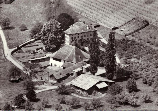 unbekannter Hof,  Flugaufnahme Vorderseite