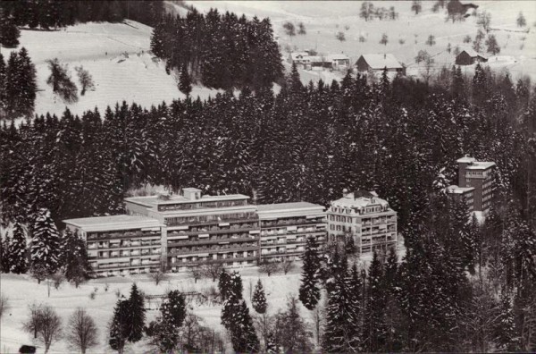 Faltigberg, Zürcher Heilstätte Wald,  Flugaufnahme Vorderseite