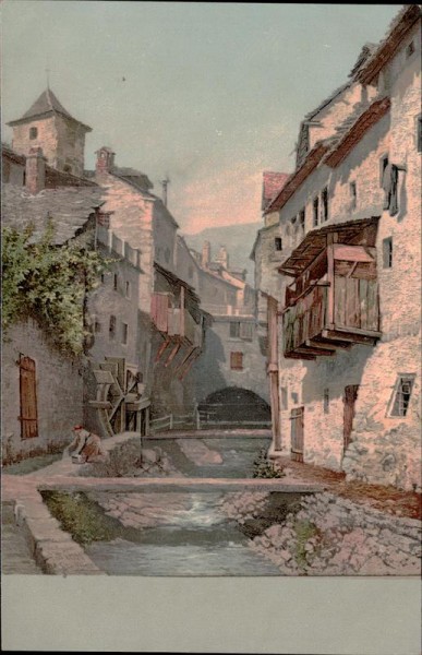 Vieille rue à Sion, Ed. Jeanmaire Vorderseite