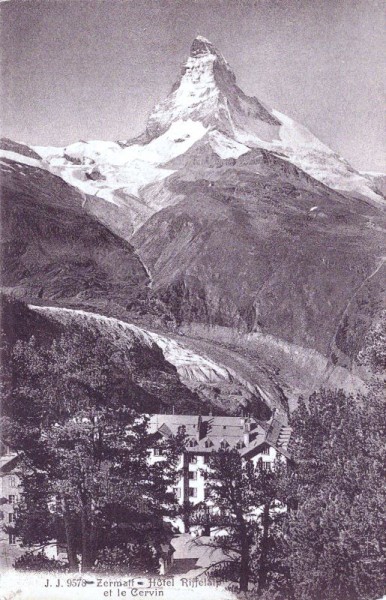 Zermatt - Hôtel Riffelalp et le Cervin