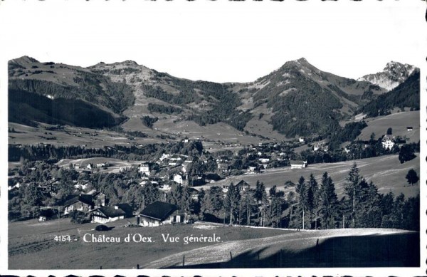 Chateau d'Oex, Vue générale Vorderseite