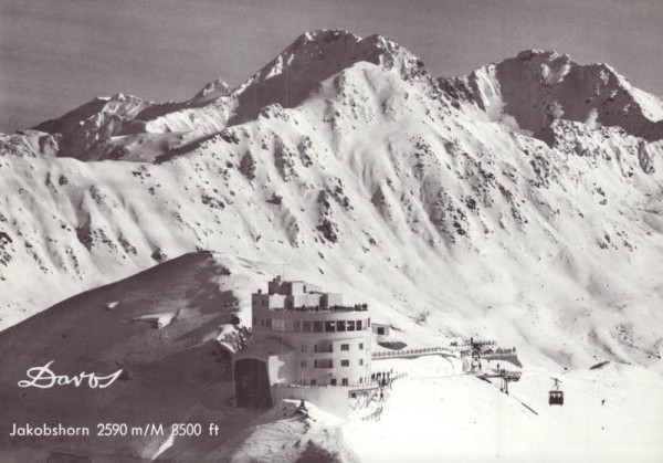 Jakobshorn, Davos - Flugaufnahmen Vorderseite