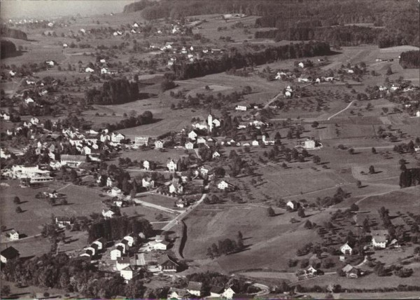 Hombrechtikon, Flugaufnahme Vorderseite