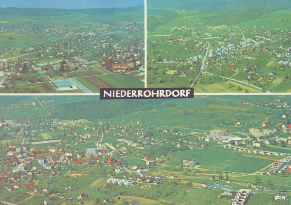 Niederrohdorf AG  -  Flugaufnahmen Vorderseite