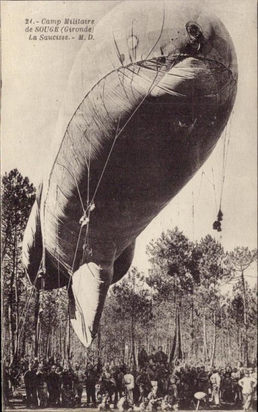 La Saucisse, Camp Militaire de Souge Vorderseite