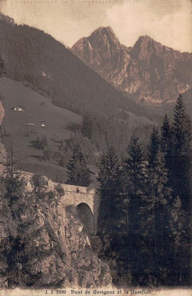 Pont de Gerignoz et la Gumfluh Vorderseite