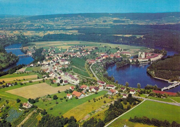 Rheinau ZH - Flugaufnahmen Vorderseite