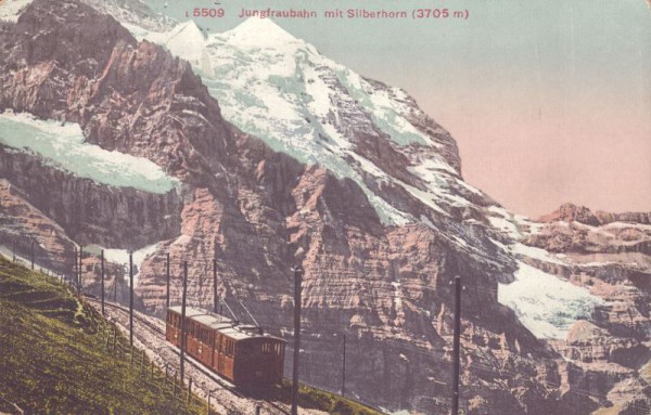 Jungfraubahn mit Silberhorn