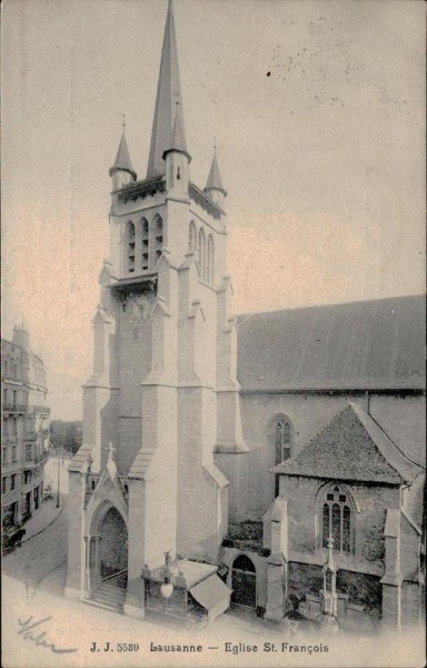 Lausanne - Eglise St.Francois Vorderseite