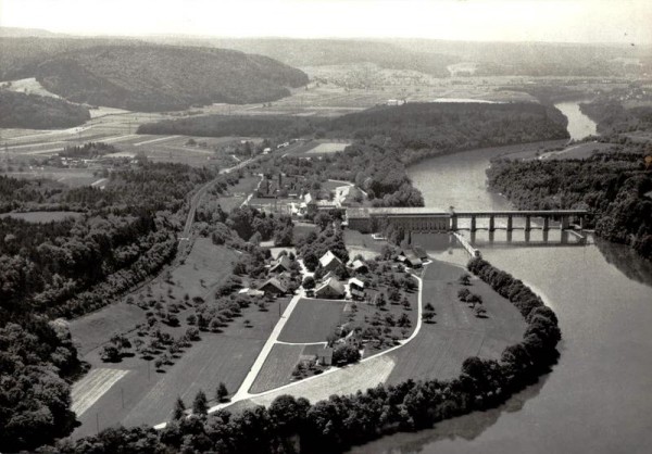 Zweidlen - Rheinsfelden, Flugaufnahme Vorderseite