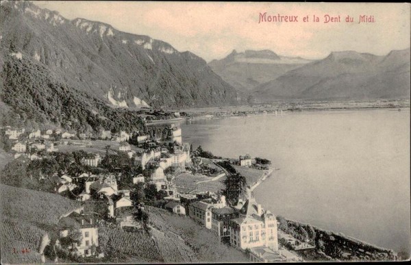 Montreux et la Dent du Midi Vorderseite