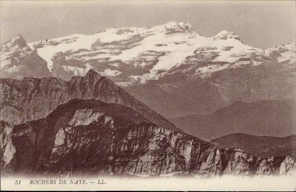 Rochers de Naye (2042 m) Vorderseite