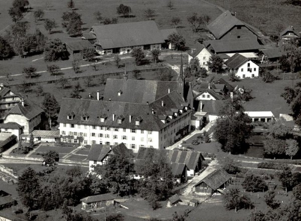 Gotteshaus Frauenthal, Cham ZG - Flugaufnahmen Vorderseite