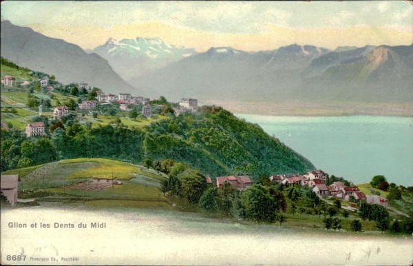 Glion et les Dents du Midi Vorderseite