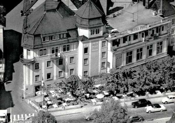 Hotel Post, Rapperswil SG - Flugaufnahmen Vorderseite