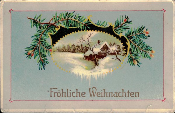 Fröhliche Weihnachten Vorderseite