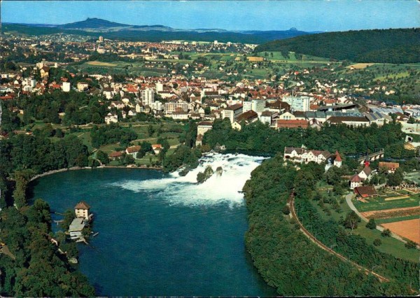 Flugaufnahme, Neuhausen am Rheinfall Vorderseite