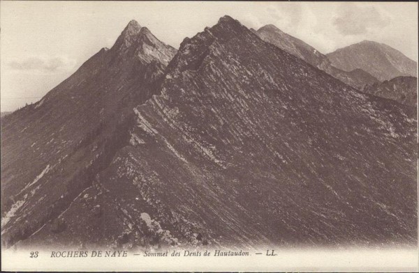 Rochers de Naye (2042 m) Vorderseite