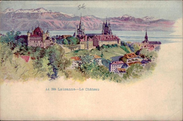 Lausanne, le château Vorderseite