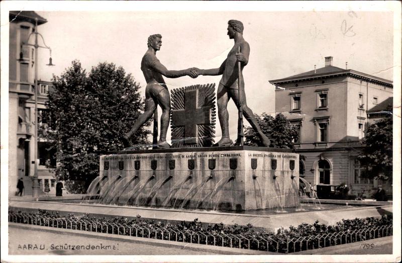 Aarau, Schützendenkmal | Aargau | Schweiz | kartenplanet.ch | Alte