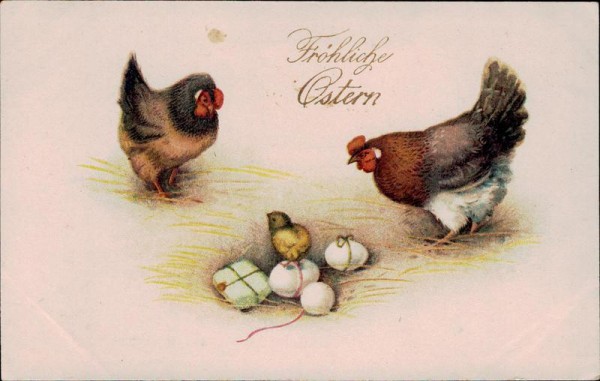 Fröhliche Ostern Vorderseite