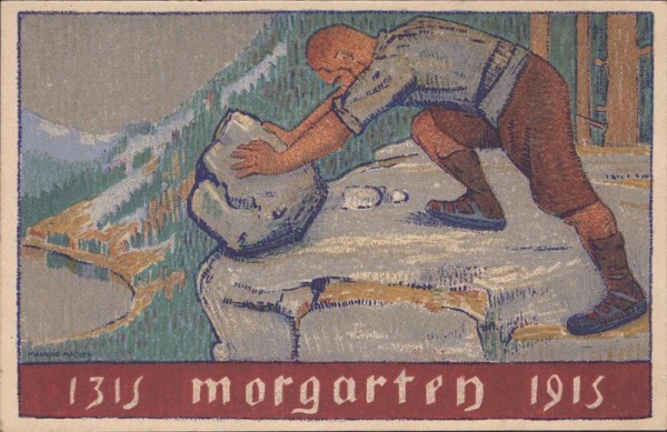 Morgarten 1915 Vorderseite