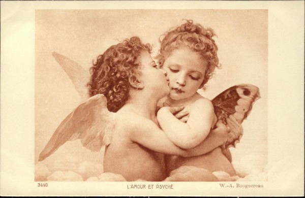 L'amour et Psyché, Bouguereau Vorderseite