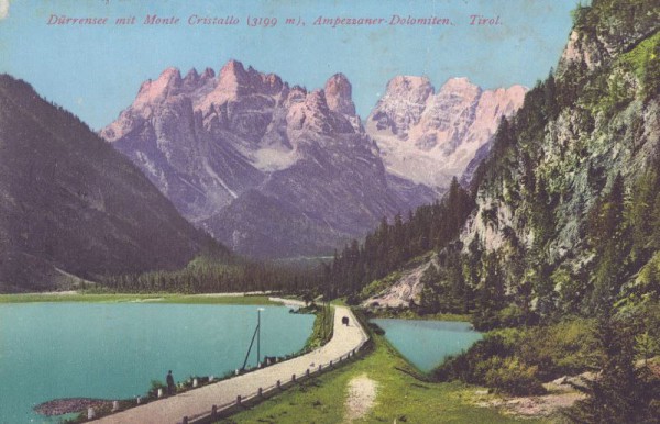 Dürrensee mit Monte Cristallo (3199m) Ampezzaner-Dolomiten - Tirol