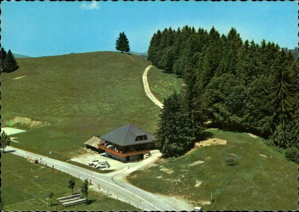 Schallenberg, Berghaus Gabelspitz, Fliegeraufnahme Vorderseite