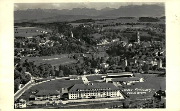 Fribourg, vue d'avion Vorderseite