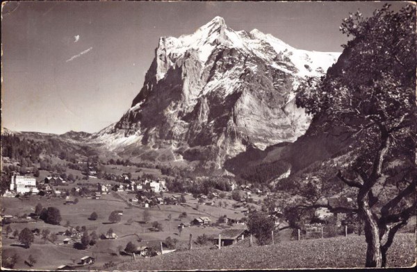 Grindelwald mit Wetterhorn (3701m)