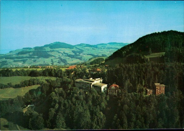 Faltigberg, Zürcher Heilstätte Wald,  Flugaufnahme Vorderseite