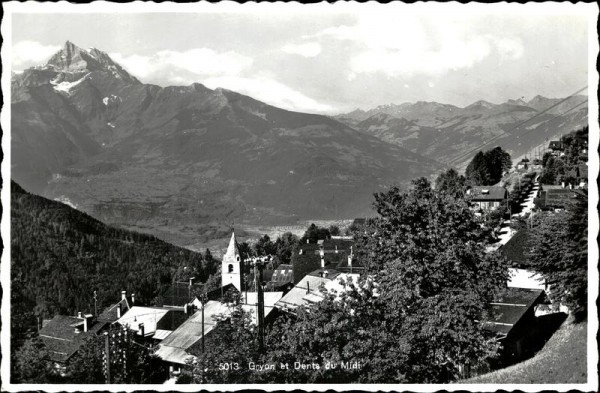 Gryon et Dents du Midi Vorderseite