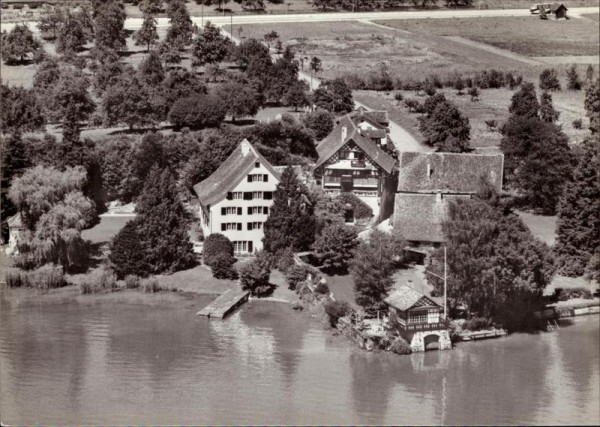 Schirmensee am Zürichsee,  Flugaufnahme Vorderseite