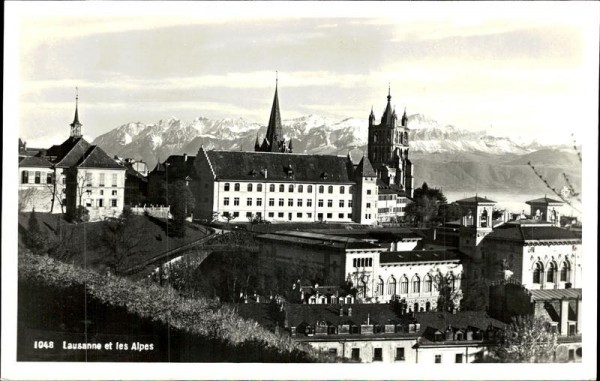 Lausanne et les Alpes Vorderseite