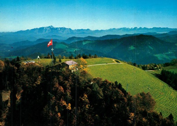 Berggasthaus Hörnli - Kulm - Flugaufnahmen Vorderseite