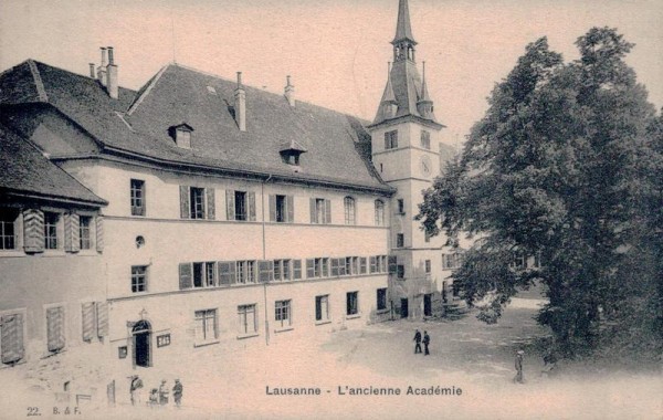 Lausanne - L'ancienne Académie Vorderseite