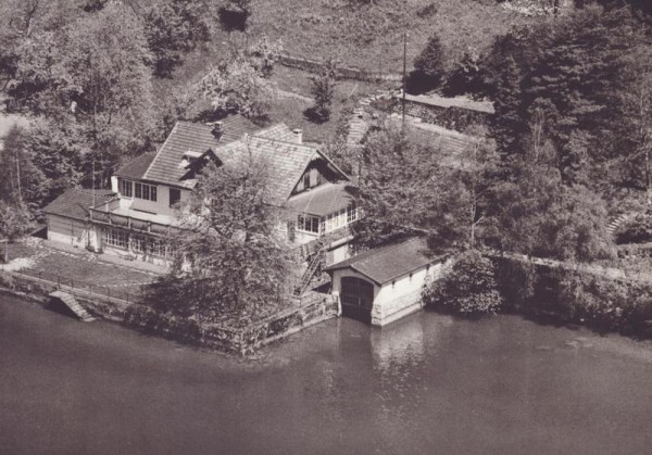 Chalet Beau-Sejour, Kastanienbaum LU - Flugaufnahmen Vorderseite