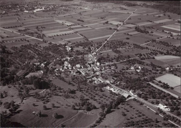 Mettendorf, Flugaufnahme, 1968 Vorderseite