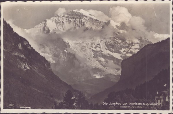 Die Jungfrau von Interlaken ausgesehen