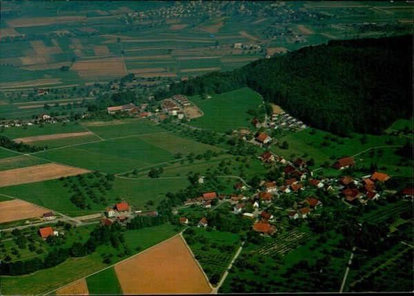 Büttikon, Flugaufnahme Vorderseite